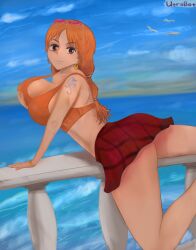 1girls ass breasts female female_only looking_at_viewer nami one_piece one_piece_film_red solo utrobot