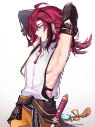 shikanoin heizou from genshin impact by cuppydraws
