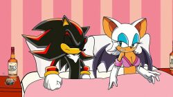 alcohol cartoon_hook-ups furry motel rouge_the_bat sega shadow_the_hedgehog sonic_(series) sonic_the_hedgehog_(series) tagme winky_dink_media