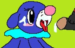 2022 blush blushing cock cum cum_drip cum_in_mouth cum_on_face cum_on_tongue cumming cumshot cumshot_into_mouth cumshot_on_face dick ejaculate ejaculating ejaculation green_background litten mammal microsoft_paint milk milking penis pixel_art pokemon pokemon_sm popplio sea_lion seal smile smiling solandgamer75 tongue tongue_out