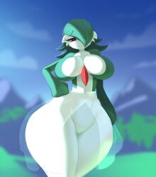 1girls ass big_ass big_breasts big_butt bottom_heavy breasts chest_spike curvy curvy_female drawncraft eyebrows eyelashes featureless_crotch female female_only gardevoir hair_over_one_eye hips hourglass_figure huge_ass huge_breasts huge_butt humanoid hyper_ass hyper_butt large_ass large_breasts large_butt no_pussy pokémon_(species) pokemon pokemon_(species) pokemorph solo solo_female thick thick_thighs thighs voluptuous white_skin wide_hips