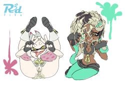 after_sex cum inkling marina_(splatoon) octoling pearl_(splatoon) r3dfive splatoon tagme