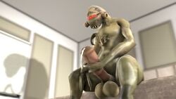 1male alien dick erection half-life humanoid jerking jerkingoff long_penis lotten_(artist) male_only nude solo solo_focus vortigaunt