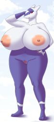 big_ass big_breasts blue_skin cute female generation_3_pokemon latios luchodraws mtf_crossgender nintendo pokemon pokemon_(species) pokemorph rule_63 seductive tall_female wiitenuant