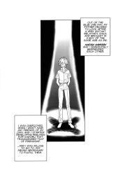 black_and_white clothed clothing comic kaworu_nagisa male neon_genesis_evangelion yaoi