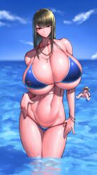 bakunyuu big_breasts breasts bursting_breasts enormous_breasts female huge_breasts massive_breasts original original_character tight_clothing underboob voluptuous wolffeld wolffeld_price