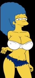 croc_(artist) female marge_simpson nipples_visible_through_clothing solo tagme the_simpsons