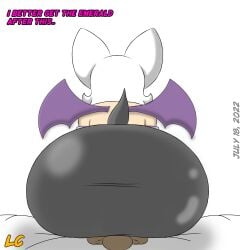 ass ass_focus bat bat_wings bed big_ass big_butt bubble_ass bubble_butt butt_focus clothed clothed_female clothed_female_nude_male clothed_sex clothes clothing dark-skinned_male dark_skin dialogue facesitting fat_ass female huge_ass huge_butt large_ass lwd_cartoonz massive_butt mobian_(species) rouge_the_bat shoulder_gloves size_difference sonic_(series) sonic_the_hedgehog_(series) thick_ass