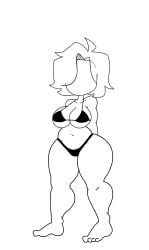 bikini breasts character_request legs may may_(oc) may_artist original sketch