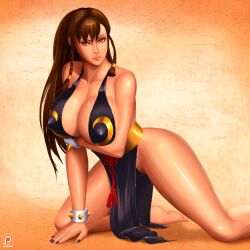 alternate_costume alternate_hair_length alternate_hairstyle artist_name bare_hips bare_legs bare_shoulders barefoot black_dress black_nails bracelet braid breast_hold breasts brown_eyes brown_hair capcom china_dress chinese_clothes chun-li chun-li_(battle_ouffit_sfv) cleavage covered_erect_nipples dress eyebrows female female_focus hair_down huge_breasts jewelry kneeling large_breasts lips long_hair milf nail_polish no_bra official_alternate_costume patreon patreon_username pelvic_curtain revealing_clothes sash shiny shiny_skin side_braid sideboob solo spiked_bracelet spikes street_fighter street_fighter_v svoidist thighs twin_braids watermark