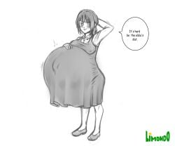 1girls alternate_ass_size alternate_breast_size attack_on_titan big_ass big_breasts female gabi_braun hyper_belly inflated_belly limondo pregnant pregnant_belly prostitution shingeki_no_kyojin