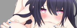 2022 2girls blush grabbing grabbing_breasts hina_misora light-skinned_female light_skin looking_at_viewer mai_noboshi_(artist) multiple_girls sucking sucking_nipples virtual_youtuber wactor wactor_es wactor_production yuri