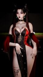 tohsaka rin from fate (series) by crashbanditkut