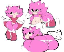 1boy 1boys1girls 1girls 1males 1man ass ass_focus ass_view behind_view big_ass big_breasts boots_only cheating cock_in_pussy creepypasta dress_lift eks-out fat_ass female gloves heart-shaped_panties large_breasts male malware_amy mouthless naughty_face no_mouth pink_ass pink_body pink_fur riding riding_penis showing_ass showing_pussy sitting sonic.exe_(series) tearing_clothes tearing_panties white_background white_gloves white_panties woman