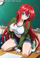 rias gremory from high school dxd by naostudio