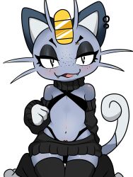 alolan meowth from nintendo by yttriumi2f