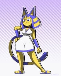 ankha from animal crossing by chabble