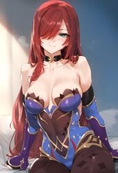 erza scarlet from fairy tail by solveigai
