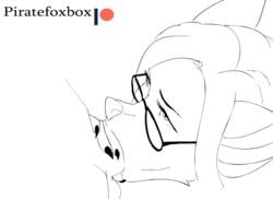 animated canid canine cum cum_inside eyewear fellatio fox glasses male mammal max oral orgasm penis piratefoxbox sex yaoi