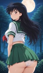 kagome higurashi from inuyasha by her brother drives a subaru