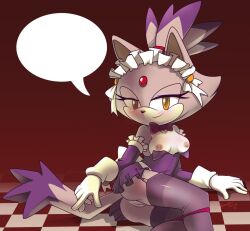 blaze the cat from sega by nancher
