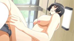 animated blush bouncing_breasts breasts kannagi_yuuho kansen kansen_(series) kansen_3:_shuto_houkai kansen_shuto_houkai lowres nipple nipples nude sex