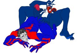 1alien 1boy 1monster 2d 2d_(artwork) alien alien/human alien_humanoid anal anal_sex assjob athletic athletic_male big_ass big_ass_(male) big_butt big_butt_(male) black_hair blush blushing_male breasts buttjob claws claws_out clothed/nude clothed_male clothed_sex color colored erect_nipples erect_penis erection fit fit_male gay gay_sex grabbing grabbing_another's_ass grabbing_ass height_difference hi_res high_resolution highres himbo implied_anal implied_sex jack-o'_pose licking licking_nipples male male/male male_penetrated male_penetrating male_penetrating_male maledom malesub marvel marvel_comics masculine masculine_male matws_art miguel_o'hara monster monster_boy monster_cock muscular muscular_ass muscular_male nipples nude nude_male pecs pectorals penis penis_in_ass penis_out rubbing_penis rubbing_penis_on_ass seductive seductive_pose size_difference smiley_face smiling spider-man:_across_the_spider-verse spider-man_(series) spider-man_2099 superhero superhero_costume symbiote thick thick_ass thick_butt thick_penis thick_thighs tits_out tongue_around_nipple tongue_out venom venom_(marvel) voluptuous voluptuous_body voluptuous_male yaoi