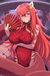 miia (monster musume) from chinese zodiac by mischiefmiz
