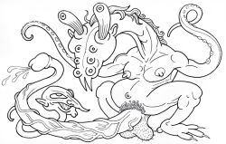 belly belly_button clawed_toes creature cum cumming eyes hairy_balls hairy_cock hairy_dick hairy_penis huge_cock huge_dick huge_penis jizz kernunnos23 knees legs nipples tentacles weird what why wtf wtf_is_this