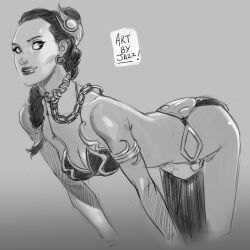 princess leia organa from return of the jedi by jazreet911