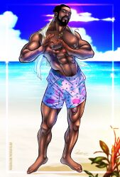 abs beach biceps big_balls big_penis bodybuilder class_comics dark-skinned_male dark_skin gay giant_cock hanging_penis huge_balls huge_bulge huge_cock isaiah_shade male male_focus male_only melanin muscle muscles muscular muscular_arms muscular_ass muscular_back muscular_legs muscular_male muscular_thighs nipples patrick_fillion pecs solo solo_male swimsuit swimwear veins veiny_penis