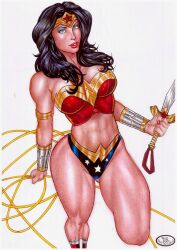 1girls 2022 amazon big_breasts black_hair blue_eyes dc dc_comics demigoddess diana_prince ed_benes_studio fully_clothed long_hair looking_at_viewer revealing_clothes rudimar_patrocinio shield smile solo_female solo_focus superheroine sword tagme tiara wonder_woman wonder_woman_(series)