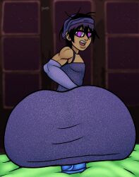 1boy ass big_ass blue_dildo crossdressing dildo dildo_in_ass dildo_sitting dress dynamik808 femboy girly jojo's_bizarre_adventure male male_only masturbation narancia_ghirga riding_dildo solo thick_ass vento_aureo