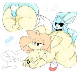 big_ass bubble_butt creamed_s0da eeveelution glaceon huge_ass pokémon_(species) pokemon pokemon_(species) sex tagme