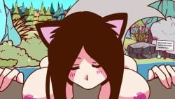 ahri animated blowjob dark-skinned_male league_of_legends lucian_(league_of_legends) tagme teemovsall