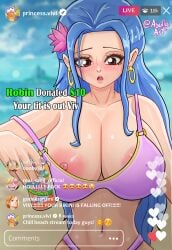 asullaart big_breasts bikini bikini_top breasts female female_only huge_breasts instagram instagram_live instagram_model instagram_story karoo monkey_d_luffy nami nefertari_vivi nipple_slip nipples nipslip one_piece post-timeskip usopp vinsmoke_sanji