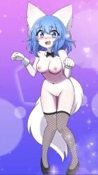 blushing_at_viewer breasts edit pussy virtual_youtuber wolfychu youtube youtuber