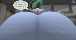 ass big_ass big_ass_(male) bubble_butt dumptruck_ass facesitting facesitting_pov femboy gallade huge_ass hyper hyper_ass large_ass lenny_(zer0264) male male_focus male_only nintendo pokemon pokemon_(species) pov pov_facesitting thick_thighs wide_hips zer0264