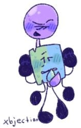 2futas battle_for_dream_island bfb bfdi blush book_(bfdi) futa_on_futa futa_only futanari lollipop_(bfdi) object_show object_shows sweat tentacle_dick xbjection