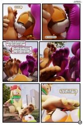 3d 3d_(artwork) 3d_artwork 3d_model 3drender accent anthro australian barefoot bark_the_polar_bear big_feet blush cleaning_feet comic dialogue digital_media_(artwork) dirty_feet dominant dominant_male duo espio_the_chameleon feet feetymcfoot female female/female female_licking_male foot_fetish foot_focus foot_lick foot_on_face foot_on_head foot_play furry group hi_res humanoid_feet humiliation knuckles_the_echidna licking male male/female male_feet male_foot_fetish marine_the_raccoon marine_the_racoon mobian mobian_(species) mobian_bat outside page_12 page_number paws plantigrade presenting rouge_the_bat sandwiched sega soles sonic_(series) sonic_adventure_2 sonic_the_hedgehog_(series) submissive submissive_female teasing teasing_with_feet toes tongue tongue_bath tongue_on_foot tongue_out vector_the_crocodile