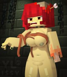 1girls 3d big_breasts collar erect_nipples female freckles_on_face halloween halloween_costume halloween_decoration horny_female humanoid mine-imator minecraft nude_female open_mouth orange_eyes outside red_hair tagme twin_braids undead_fellatio wet_pussy ylissy_(ylissymc) ylissymc zombie_girl