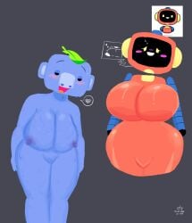 big_ass big_breasts big_butt clyde_(discord) clyde_bot clydebot_(discord) discord discord_(app) huge_ass huge_breasts huge_butt looking_pleasured robot slickflipper wumpus