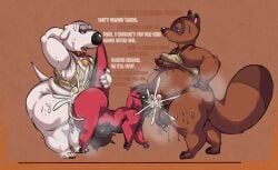 all_the_way_to_the_base animal_crossing anthro armpit_fetish balls belly_inflation big_ass big_belly bodily_fluids brian_griffin canid canine canis clothing crossover cum cum_in_ass cum_in_mouth cum_inside cumflated_belly cumflation deepthroat dialogue dirty_talk domestic_dog excessive_cum excessive_genital_fluids excessive_sweat family_guy fat fellatio fluffy fluffy_tail gay gay_anal gay_blowjob gay_sex genital_fluids genitals grabbing_head grabbing_tail group hi_res inflation kentuckiyucki male male/male male_only mammal moobs musk musk_clouds nintendo nipples obese oral orgasm pawpads paws penile raccoon_dog sex shirt slur spitroast sweat sweaty_balls sweaty_genitalia tail tank_top tanuki tom_nook topwear trio