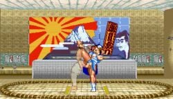 animated bursting_breasts chun-li large_penis penetration penile_penetration penis penis_in_pussy pixel_art public pussy ryu_(street_fighter) sex standing_on_one_leg standing_sex street_fighter tagme theevilfallenone thick_thighs torn_clothes transparent_body vagina vaginal vaginal_penetration vaginal_sex video