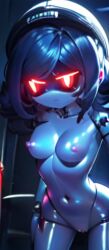 1girls 2d ai_generated breasts female female_only humanoid murder_drones nipples robot robot_girl robot_humanoid screen_face solo tagme tagme_(character)