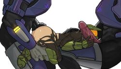 2d armor armored_boots armored_gloves boots elite_(halo) gay gloves halo halo_(series) helmet male male_only mask masked masked_male master_chief sangheili spitroast threesome