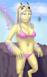 1girls air_island air_island_(msm) anthro anthro_female anthro_focus bedroom_eyes belly belly_button bellybutton big_ass big_blue_bubble big_breasts big_butt big_thighs bikini bikini_bottom bikini_top biped black_hairband black_horns blue_feathers blue_fingernail_polish blue_fingernails blue_hair blue_nail_polish blue_nails bra closed cloud clouds dark_eyelashes dyed_hair elbow_on_ledge eyelashes eyelashes_through_hair eyelashes_visible_through_hair eyes_half_open feathers female female_anthro female_focus female_only fingers fur gold_(metal) gold_jewelry hair hair_band hairband half-closed_eyes hand_on_hip hand_on_own_hip hand_on_own_thigh hand_on_thigh hands hi_res high_resolution highres horns hot_air_balloon knees legs legs_apart light_yellow_body light_yellow_fur looking_at_viewer m10dor34 monster monster_girl multicolored_eyes my_singing_monsters navel neck nipples no no_humans no_nose no_shirt outdoors outdoors_nudity pants parlsona pink_bikini pink_bikini_bottom pink_bikini_top pink_feathers pink_fingernails pink_hair pink_nail_polish pink_nails ponytail portrait portrait_format rainbow shoulder_length_hair shoulders singer sky smile smiling smiling_at_viewer smirk smirking smirking_at_viewer sun_rays sunlight sunlight_rays sunrays sunshine thick_arms thick_ass thick_thighs thighs three_fingers werdo werdos_(msm) white_hair yellow_body yellow_feathers yellow_fur