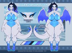 big_breasts breasts female lugia model_sheet pokemon pokemon_(species) sweet_chubbs tagme thick_thighs wide_hips