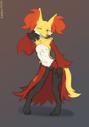 delphox from nintendo by sealer4258