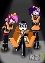 anthro breasts female female_only furry furry_female furry_only milf no_humans queen_aleena sonia_the_hedgehog sonic_(series) sonic_the_hedgehog_(series) sonic_underground tagme trio